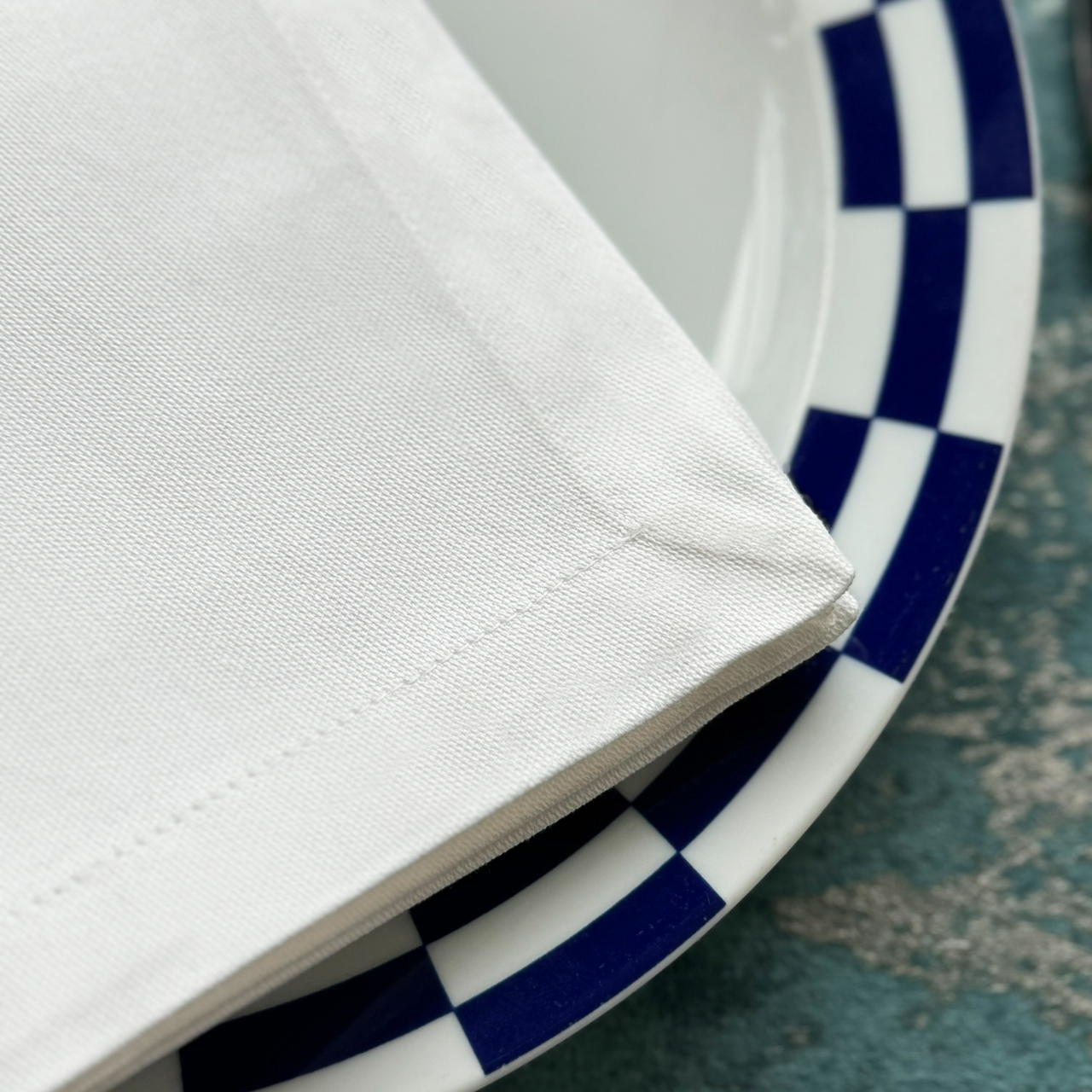 Stoffserviette Waria mit Briefecken Stoffserviette Waria mit Briefecken