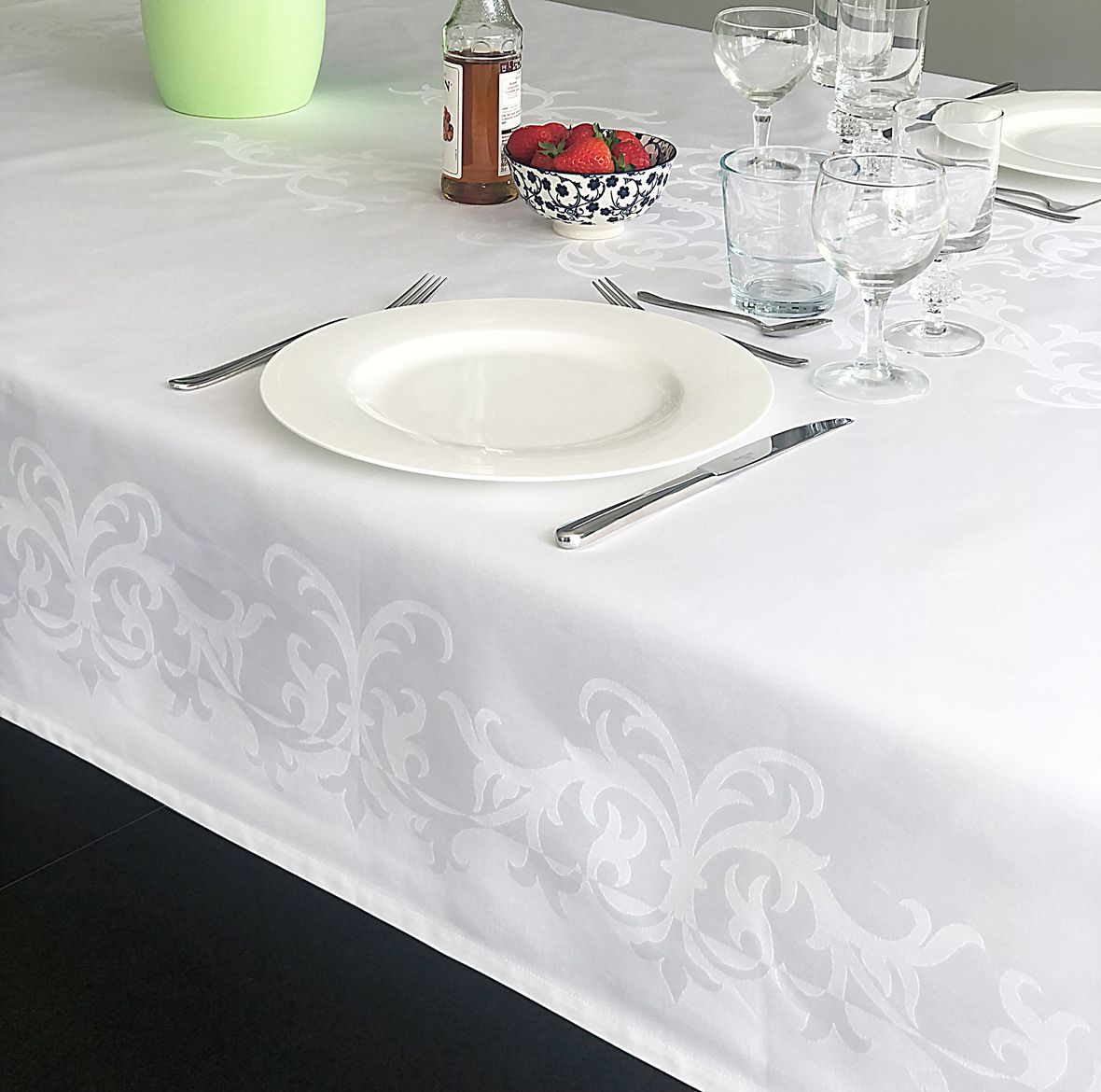 Damast-Tischdecke Prinzipal Damast-Tischdecke Prinzipal