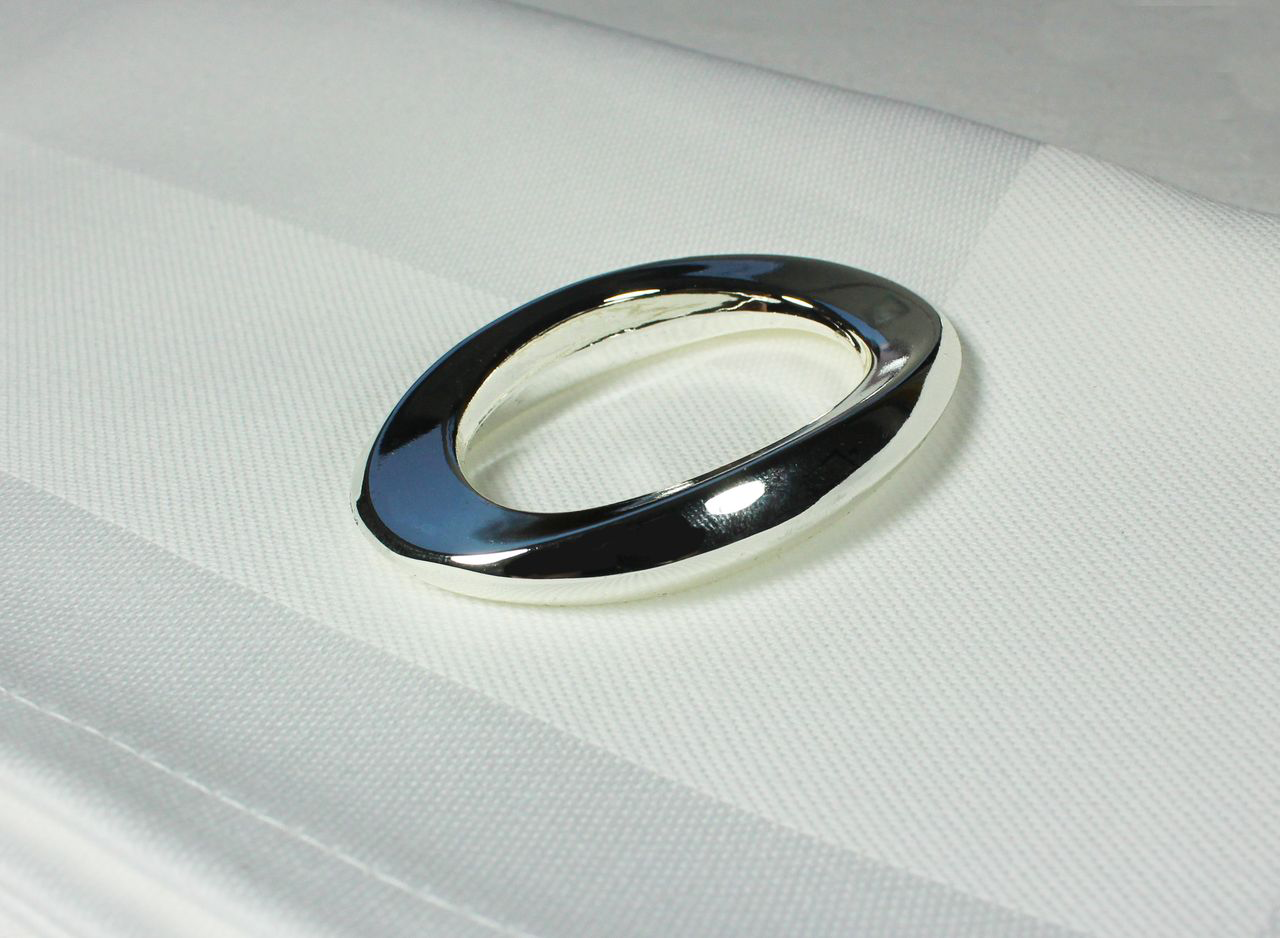Serviettenringe Emma oval versilbert Serviettenringe Emma oval versilbert